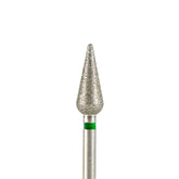 Fresa/Broca de diamante, forma de gota verde 5.0